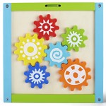 Cub multi activitati - multifunctional 5 in 1, din lemn, Multi-Activity Cube Imaginarium